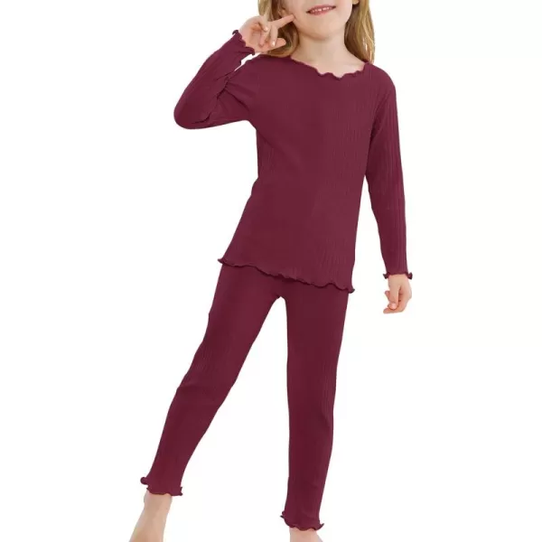 Zando Girls Thermal Underwear Set for Kids Base Layer for Toddler Boys Girls Soft Winter Long Johns Toddler Thermals