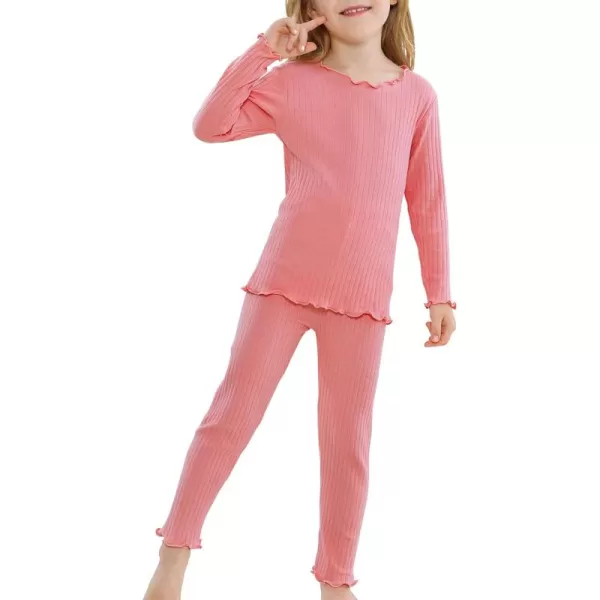 Zando Girls Thermal Underwear Set for Kids Base Layer for Toddler Boys Girls Soft Winter Long Johns Toddler Thermals