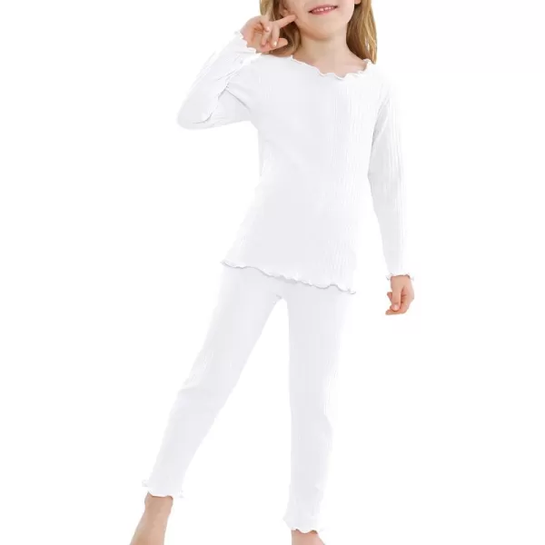 Zando Girls Thermal Underwear Set for Kids Base Layer for Toddler Boys Girls Soft Winter Long Johns Toddler Thermals