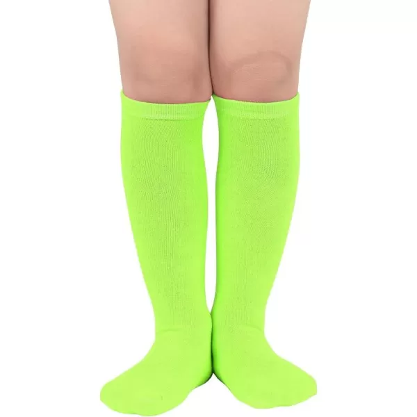 Zando Kids Child Cotton Three Stripes Sport Soccer Team Socks Uniform Tube Cute Knee High Stocking for Boys Girls