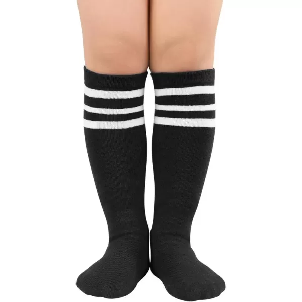 Zando Kids Soccer Socks Knee High Sock for Boys Girls Breathable Kids Youth Baseball Socks Cotton Boys Long Tube Socks