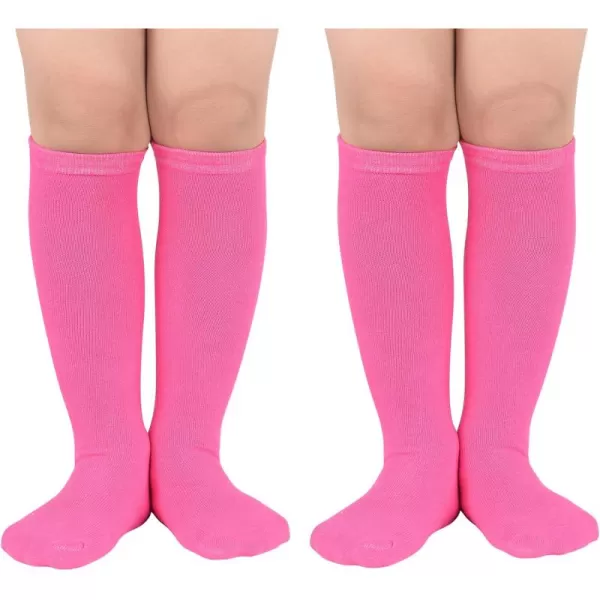 Zando Kids Soccer Socks Knee High Sock for Boys Girls Breathable Kids Youth Baseball Socks Cotton Boys Long Tube Socks