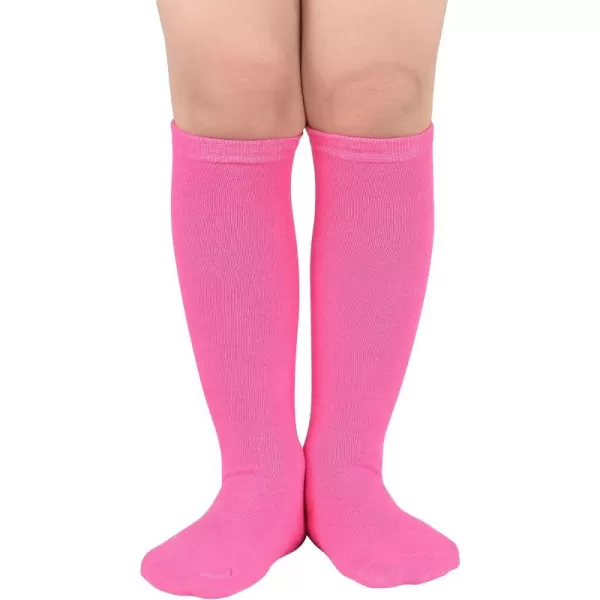 Zando Kids Soccer Socks Knee High Sock for Boys Girls Breathable Kids Youth Baseball Socks Cotton Boys Long Tube Socks