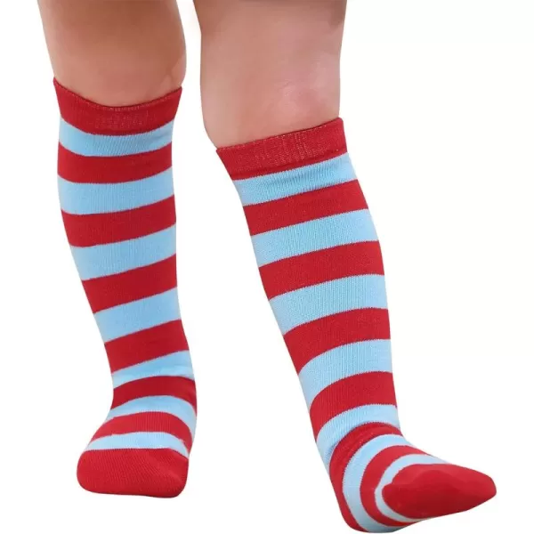 Zando Kids Soccer Socks Knee High Sock for Boys Girls Breathable Kids Youth Baseball Socks Cotton Boys Long Tube Socks