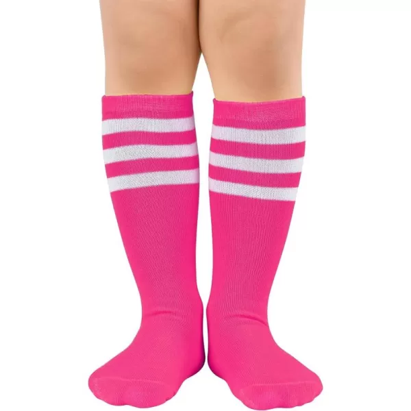Zando Kids Soccer Socks Knee High Sock for Boys Girls Breathable Kids Youth Baseball Socks Cotton Boys Long Tube Socks