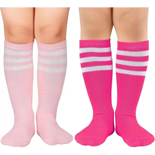 Zando Kids Soccer Socks Knee High Sock for Boys Girls Breathable Kids Youth Baseball Socks Cotton Boys Long Tube Socks