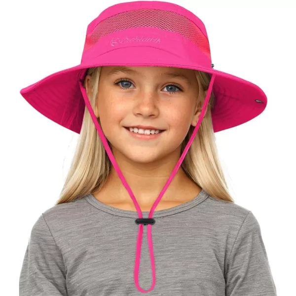 Zando Kids Sun Hat Outdoor UPF 50+ Boys Sun Hat Wide Brim Kids Fishing Bucket Hat for Kids Hiking Camping Beach Safari Hat