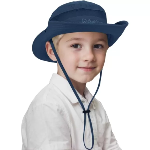 Zando Kids Sun Hat UPF 50+ Boys Sun Hat Wide Brim Kids Bucket Hat Boys Fishing Hat Bucket Hats for Kids Safari Beach Outdoor