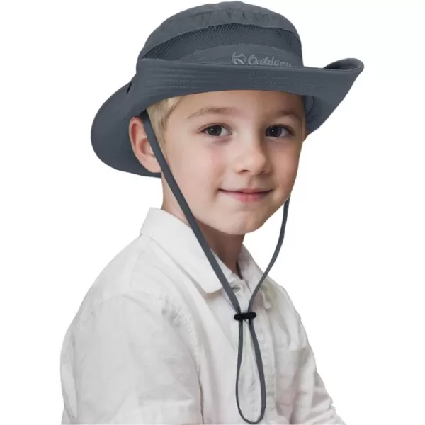 Zando Kids Sun Hat UPF 50+ Boys Sun Hat Wide Brim Kids Bucket Hat Boys Fishing Hat Bucket Hats for Kids Safari Beach Outdoor