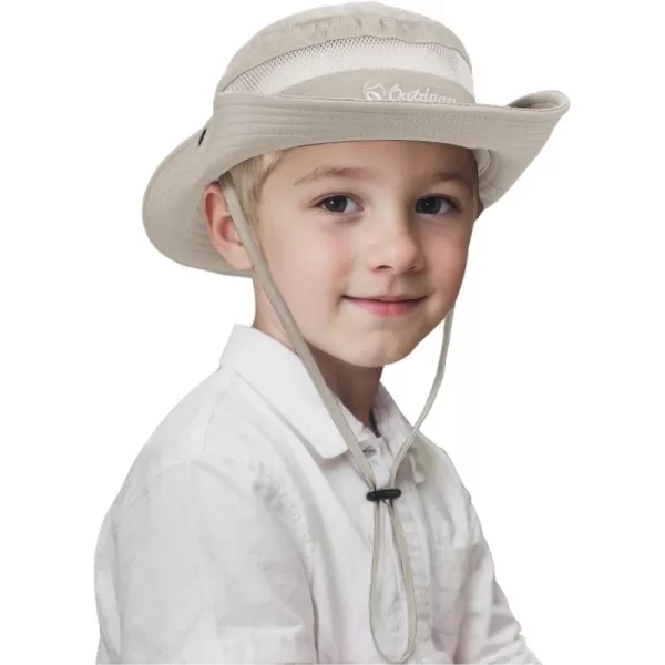 Zando Kids Sun Hat UPF 50+ Boys Sun Hat Wide Brim Kids Bucket Hat Boys Fishing Hat Bucket Hats for Kids Safari Beach Outdoor