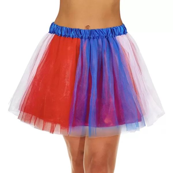 Zando Layered Tutu Tulle Skirt Ballet Skirt Dance Tutu Princess Dress Ruffle Fluffy Skirt Halloween Costumes for Women