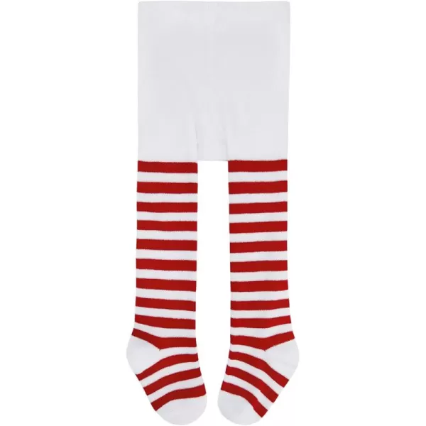 Zando Opaque Cotton Tights for Baby Girls, Infants &amp; Toddlers, Cozy Winter Leggings with Cable Knit Design, Size 0-3M to 6-7T