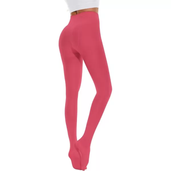 Zando Run Resistant Tights for Women Semi Opaque Solid Color Footed Leggings Womens Tights Pantyhose for Women