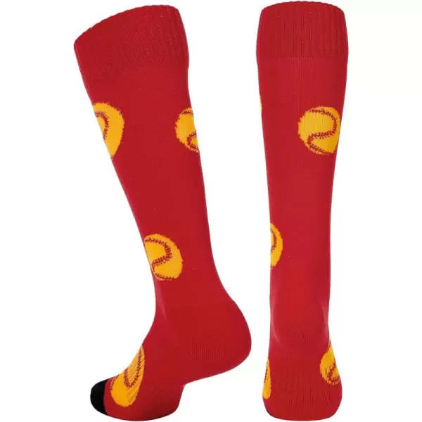 Zando Softball Socks with Stitchs for Youth Girls &amp; Adult Women Athletic Football Baseball Soccer Socks Kids Pattern