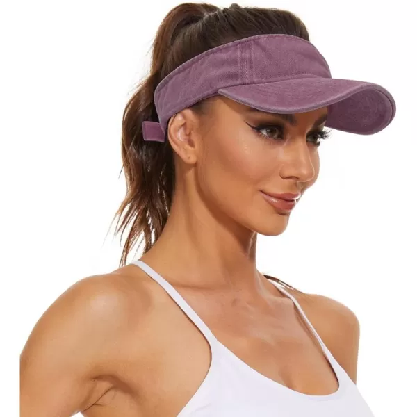 Zando Sun Visors for Women Men Unisex Tennis Golf Visor Hat Adjustable Summer Hats Sport Outdoor Visor Hat UV Protection Cap