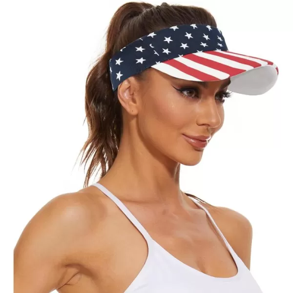 Zando Sun Visors for Women Men Unisex Tennis Golf Visor Hat Adjustable Summer Hats Sport Outdoor Visor Hat UV Protection Cap