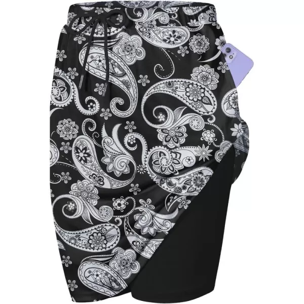 Zando Tennis Skirts for Women with Pockets Athletic Knee Length Golf Casual Skorts Shorts Sports Drawstring Waist Skirt
