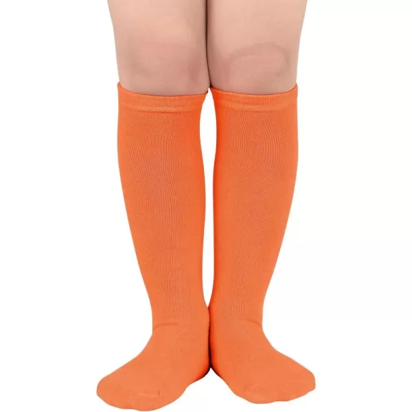 Zando Toddler Soccer Socks Baseball Softball Football Socks Tube Athletic Socks Uniform Socks Knee High Socks for Girls