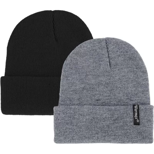 Zando Unisex Kids Beanie Warm Soft Baby Beanie Knit Toddler Beanies for Boys Girls Winter Hat for Infant Beanie Hat