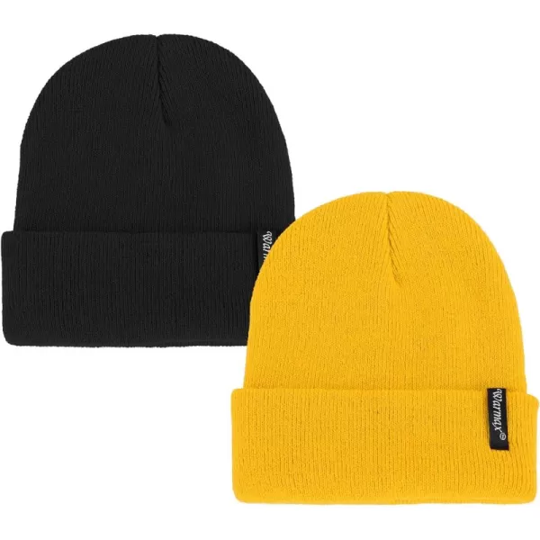 Zando Unisex Kids Beanie Warm Soft Baby Beanie Knit Toddler Beanies for Boys Girls Winter Hat for Infant Beanie Hat