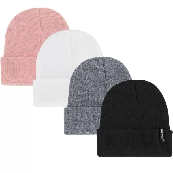 Zando Unisex Kids Beanie Warm Soft Baby Beanie Knit Toddler Beanies for Boys Girls Winter Hat for Infant Beanie Hat
