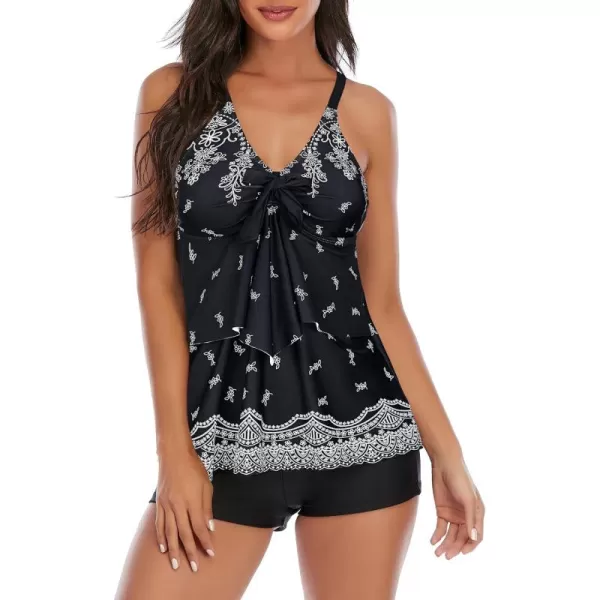 Zando Womens Swimsuits 2024 Tankini Tops for Women Swimwear Tummy Control Bathing Suits Swimsuit Women Swim Suits