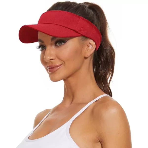Zando Womens Visor Hats for Women Adjustable Beach Sun Visors for Women Sports Outdoor Unisex Golf Tennis Visor for Men