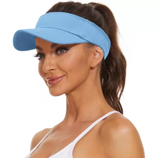 Zando Womens Visor Hats for Women Adjustable Beach Sun Visors for Women Sports Outdoor Unisex Golf Tennis Visor for Men
