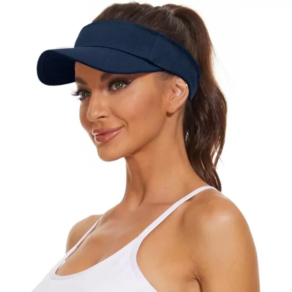 Zando Womens Visor Hats for Women Adjustable Beach Sun Visors for Women Sports Outdoor Unisex Golf Tennis Visor for Men