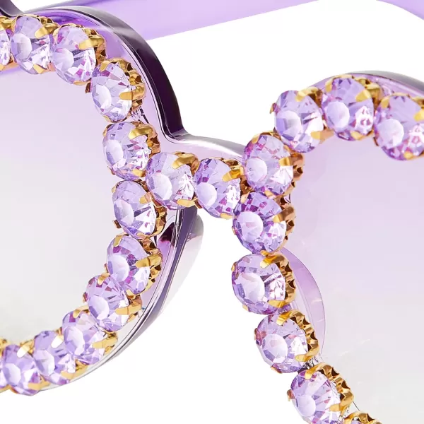Zando Rhinestone Heart Sunglasses for Women Rimless Transparent Heart Shaped Sunglasses Colorful Heart Glasses Party