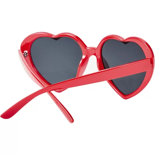 Zando Rhinestone Heart Sunglasses for Women Rimless Transparent Heart Shaped Sunglasses Colorful Heart Glasses Party