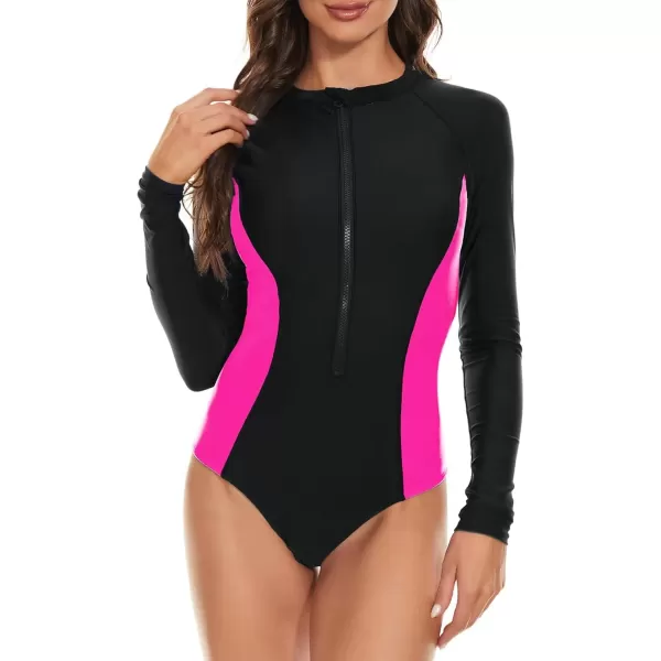 Neon Pink Black