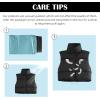 imageZando Cropped Puffer Vest for Women Fashion Oversized Lightweight Winter Vest Outerwear Sleeveless Zip Up Stand Collar Vest Jacket Gilet Padded Puffer Coat with Pockets Black Small