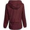 imageZando Lightweight Rain Jacket Women Raincoat for Women Packable Rain Coat Windbreaker Rain Jackets Waterproof with HoodPlus Solid Burgundy