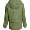 imageZando Lightweight Rain Jacket Women Raincoat for Women Packable Rain Coat Windbreaker Rain Jackets Waterproof with HoodPlus Solid Green