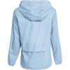 imageZando Lightweight Rain Jacket Women Raincoat for Women Packable Rain Coat Windbreaker Rain Jackets Waterproof with HoodSolid Blue