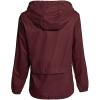 imageZando Lightweight Rain Jacket Women Raincoat for Women Packable Rain Coat Windbreaker Rain Jackets Waterproof with HoodSolid Burgundy