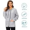 imageZando Lightweight Rain Jacket Women Raincoat for Women Packable Rain Coat Windbreaker Rain Jackets Waterproof with HoodSolid Gray