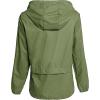 imageZando Lightweight Rain Jacket Women Raincoat for Women Packable Rain Coat Windbreaker Rain Jackets Waterproof with HoodSolid Green