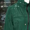imageZando Packable Rain Jacket Women Waterproof Long Rain Coat Lightweight with Hood Windbreaker Jackets Outdoor Trench CoatA04 Army Green