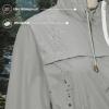 imageZando Packable Rain Jacket Women Waterproof Long Rain Coat Lightweight with Hood Windbreaker Jackets Outdoor Trench CoatA05 Grey