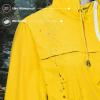 imageZando Packable Rain Jacket Women Waterproof Long Rain Coat Lightweight with Hood Windbreaker Jackets Outdoor Trench CoatA11 Yellow