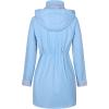 imageZando Raincoat for Women Rain Jackets for Women Waterproof Lightweight Windbreaker Outdoor Hooded Trench Coat Long Rain CoatsLight Blue