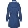 imageZando Raincoat for Women Rain Jackets for Women Waterproof Lightweight Windbreaker Outdoor Hooded Trench Coat Long Rain CoatsNavy Blue