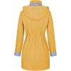 imageZando Raincoat for Women Rain Jackets for Women Waterproof Lightweight Windbreaker Outdoor Hooded Trench Coat Long Rain CoatsYellow