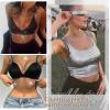 imageZando Women Pearl Top Rhinestone See Through Sleeveless Mesh Beaded Shirts Top See Through Blouse Top1 Nude