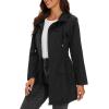 imageZando Womens Rain Jackets for Women Waterproof Rain Coats for Women Active Packable Raincoat Windbreaker Jacket with HoodA01 Black
