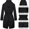 imageZando Womens Rain Jackets for Women Waterproof Rain Coats for Women Active Packable Raincoat Windbreaker Jacket with HoodA01 Black