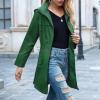 imageZando Womens Rain Jackets for Women Waterproof Rain Coats for Women Active Packable Raincoat Windbreaker Jacket with HoodA02 Grass Green