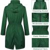 imageZando Womens Rain Jackets for Women Waterproof Rain Coats for Women Active Packable Raincoat Windbreaker Jacket with HoodA02 Grass Green